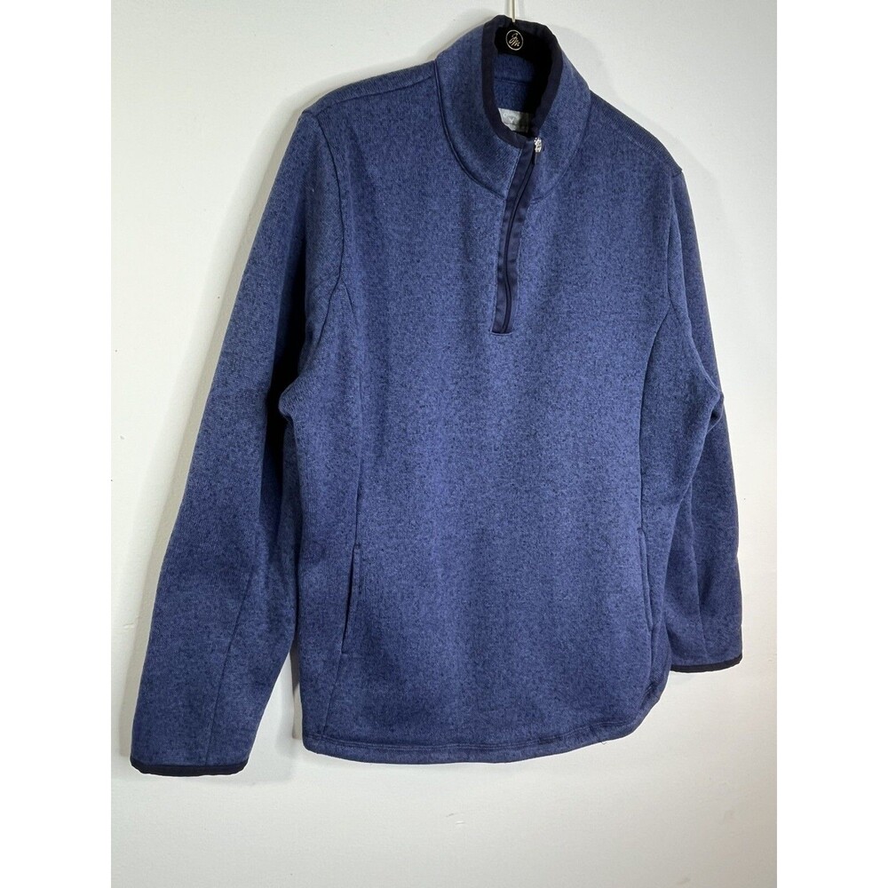 Callaway Golf Mens XL Weather Series 1/4 Zip Blue Pullover